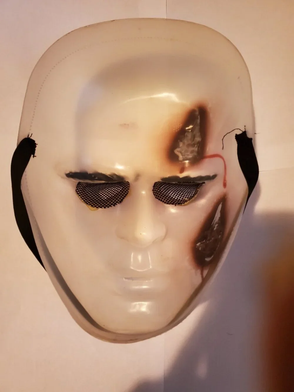 MICHAEL MYERS HARD PLASTIC MASK ELASTIC STRAP